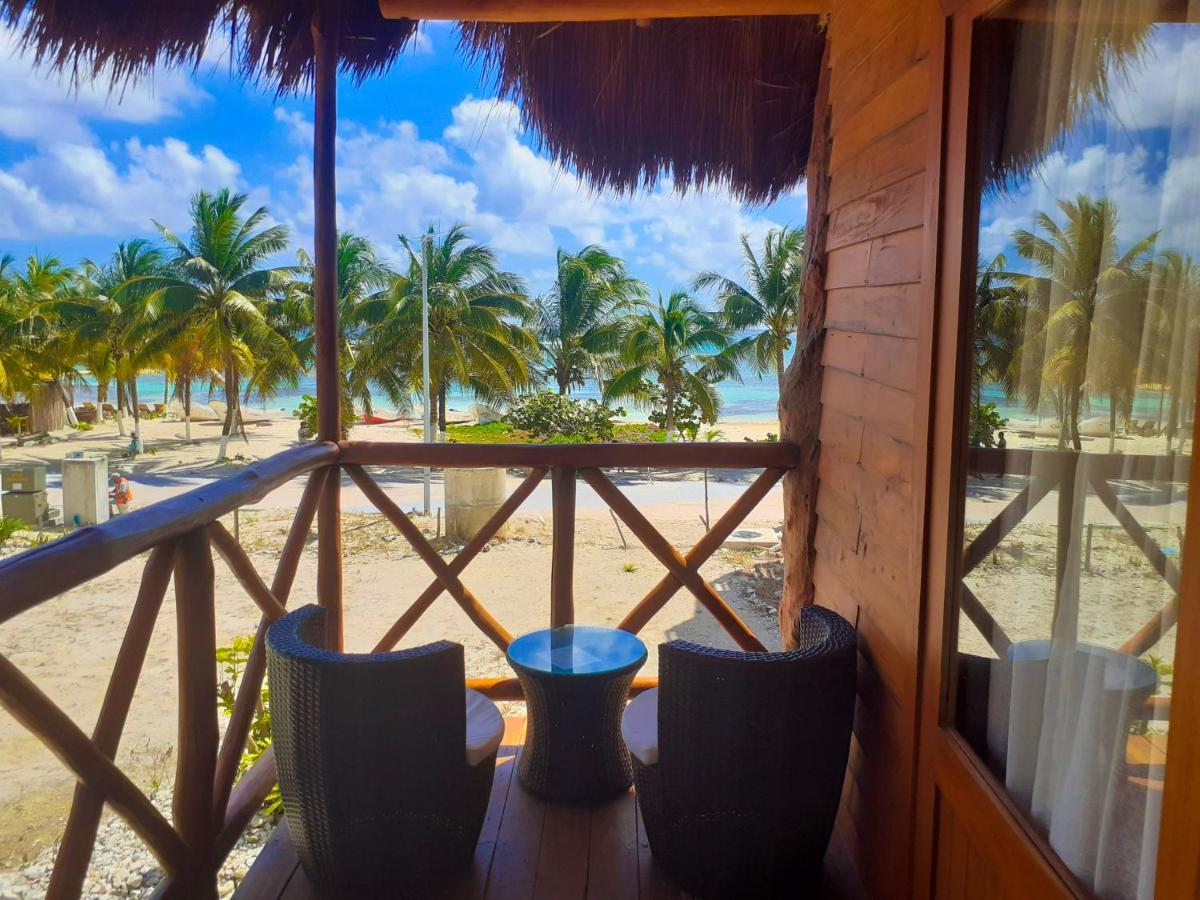 Palmeras De Mahahual Cabanas Esterno foto