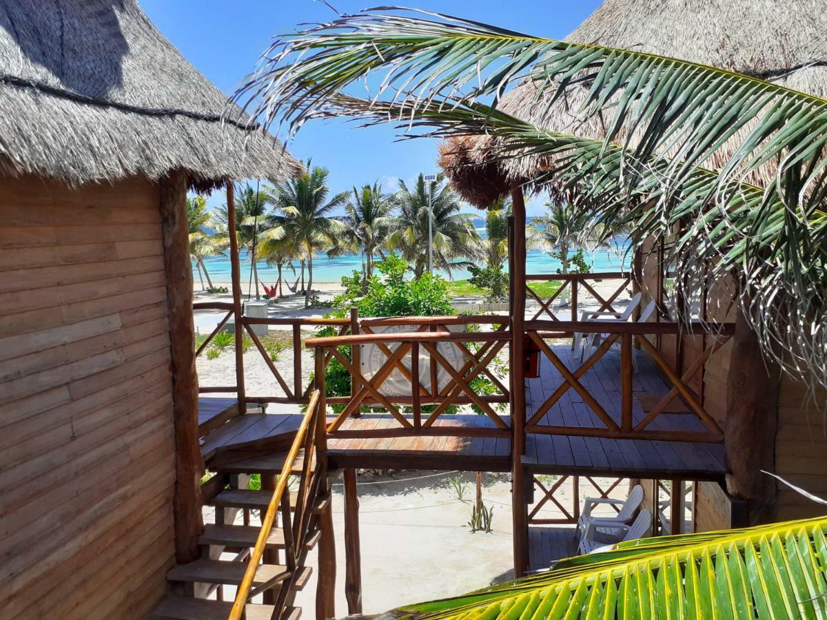 Palmeras De Mahahual Cabanas Esterno foto
